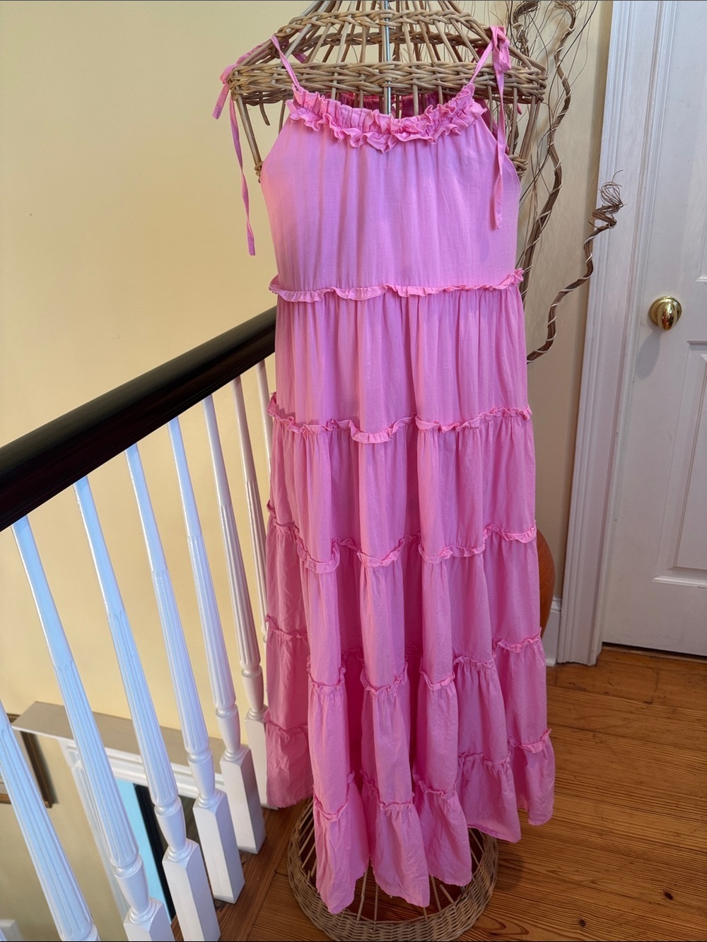 Charlie Holiday pink cotton dress designed in Australia - Picture 4 of 9